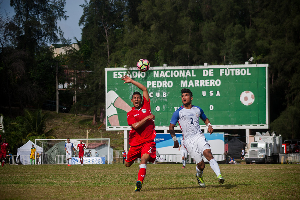 Tope fútbol Cuba Estados Unidos
